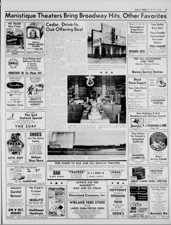 Cinema 2 Drive-In Theatre - Old Newspaper (newer photo)